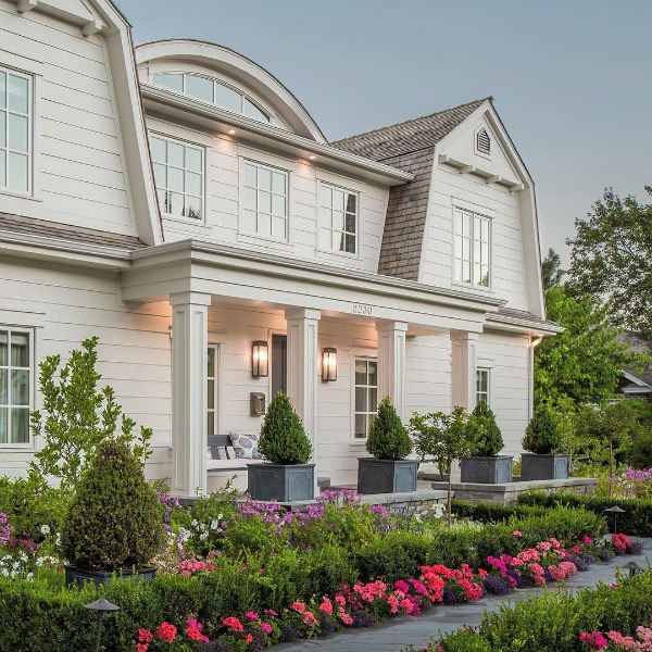 Traditional home exterior by The Fox Group. Click through for 9 Tranquil, Traditional, Timeless Interior Design Ideas & Inspiring House Exteriors: The Fox Group!