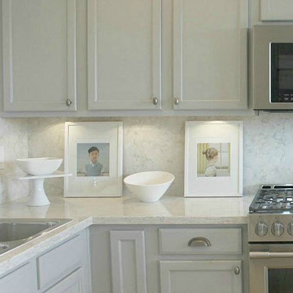 9 Light Gray Paint Colors For A Zen, Painted Light Gray Kitchen Cabinets