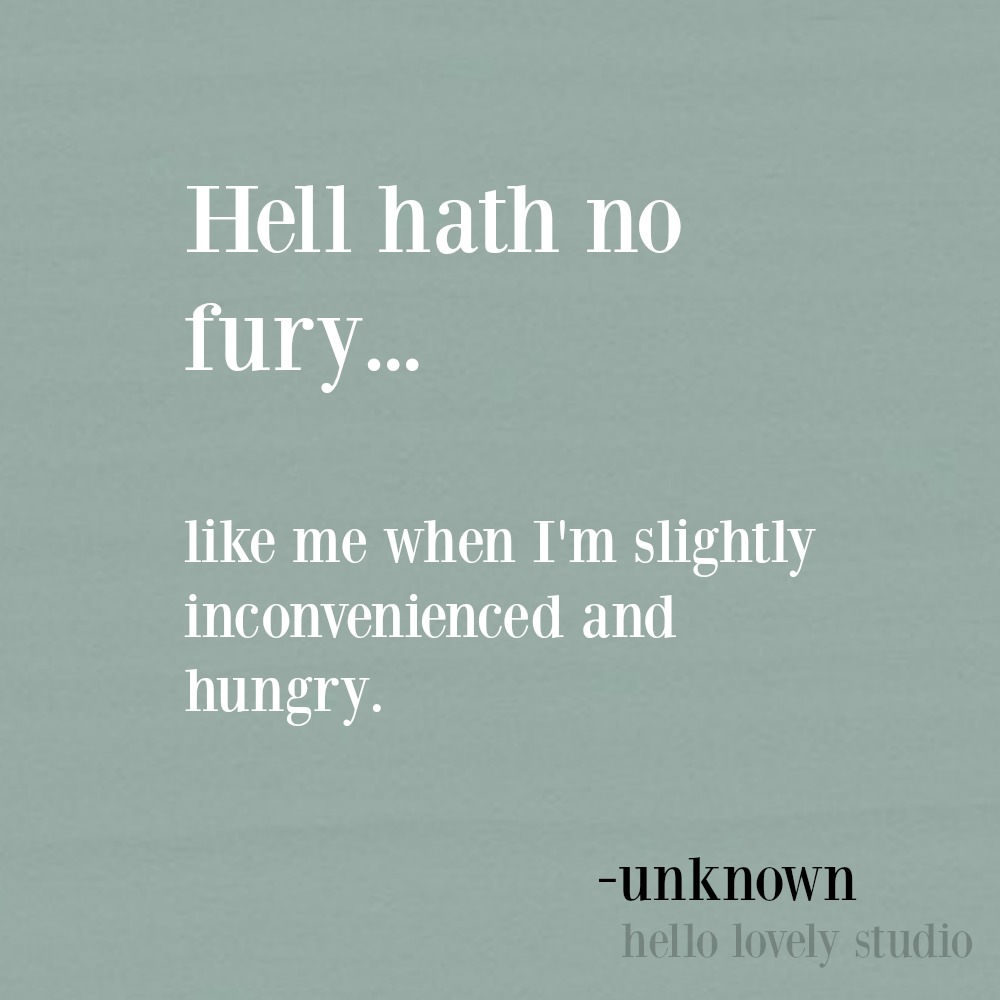 Funny quote with humor on Hello Lovely Studio.