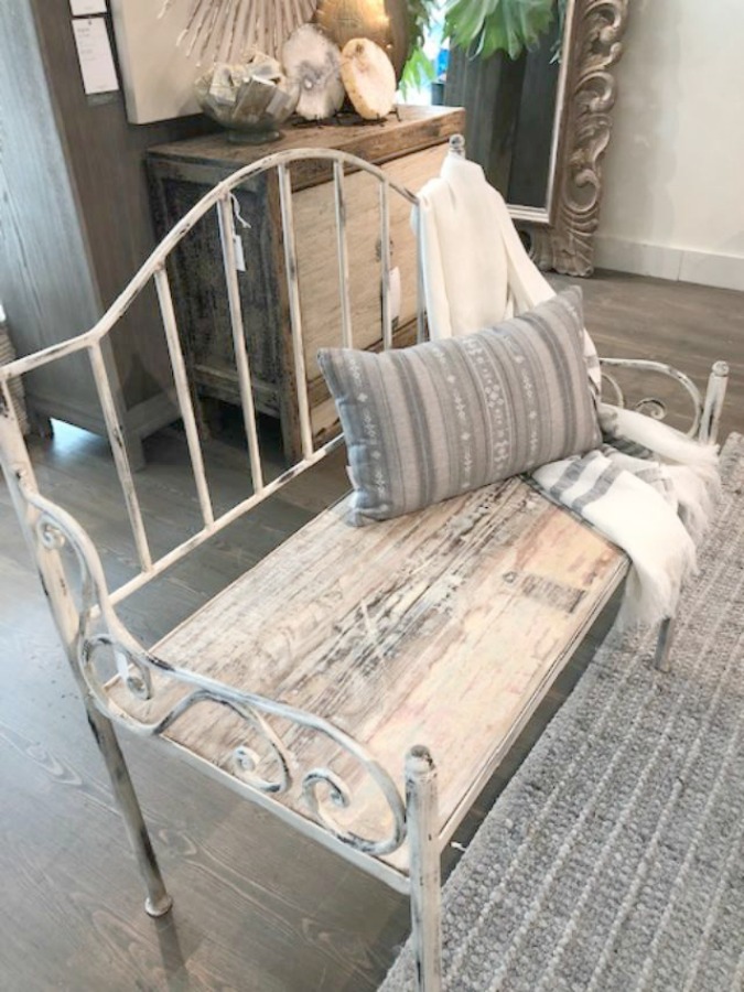 Beautiful upholstered pieces at Arhaus made in the USA have timeless charm and European sensibility for a high end look - Hello Lovely Studio.