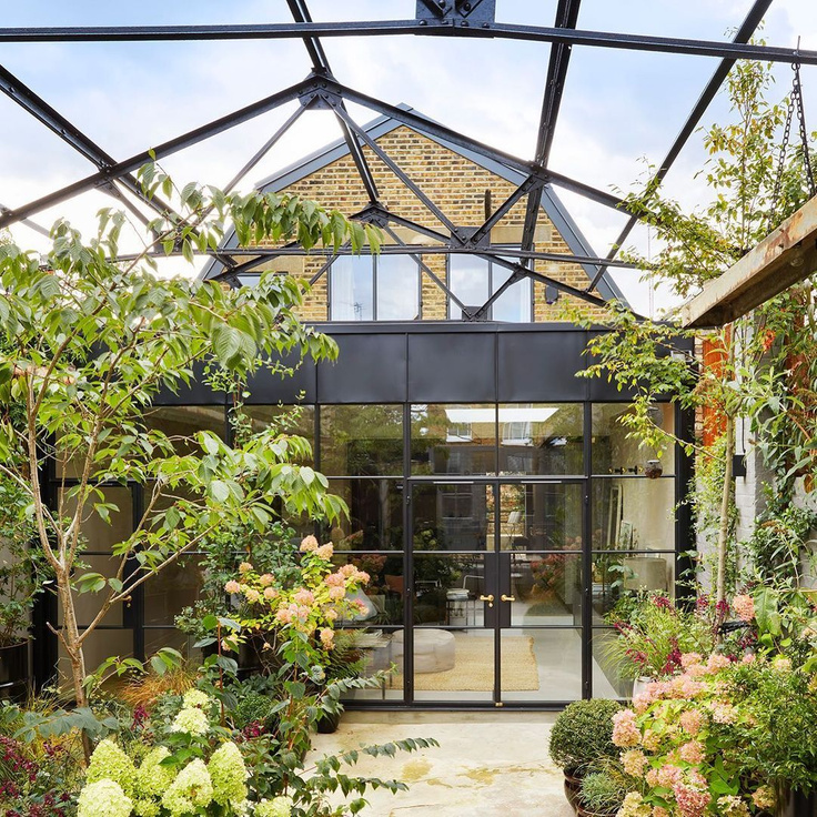 Lovely English courtyard (the Dairy) by Imperfect Interiors. #courtyard #englishcountry #countryhouse