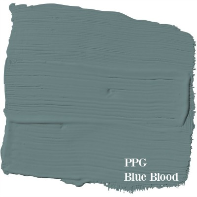 Blue Blood PPG paint color is one of Leanne Ford's top picks (HGTV's Restored by the Fords). #paintcolors #interiordesign #blueblood #ppg #bestblue