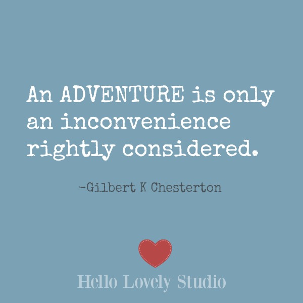 Inspirational quote on Hello Lovely Studio on a blue background. #inspiration #encouragement #wisdom #quotes