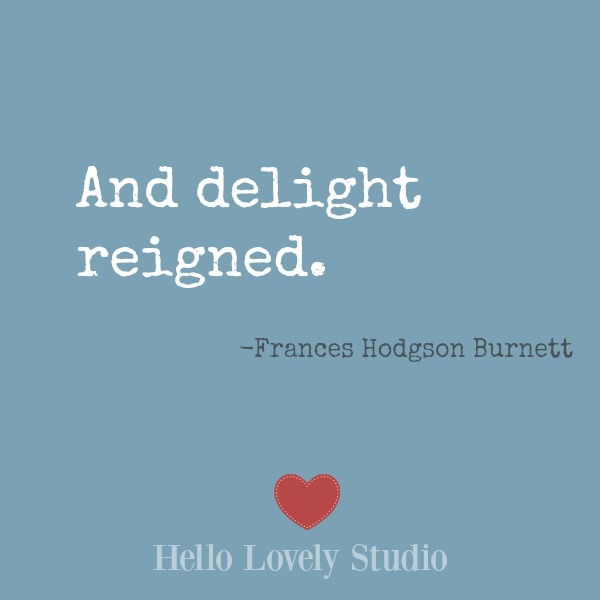 Inspirational quote on Hello Lovely Studio on a blue background. #inspiration #encouragement #wisdom #quotes