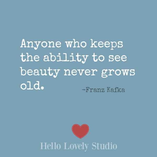 Inspirational quote on Hello Lovely Studio on a blue background. #inspiration #encouragement #wisdom #quotes