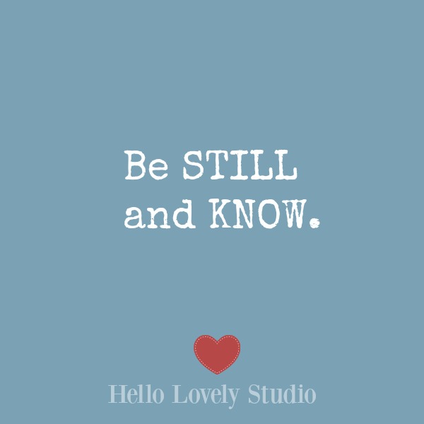 Inspirational quote on Hello Lovely Studio on a blue background. #inspiration #encouragement #wisdom #quotes