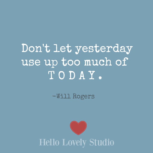 Inspirational quote on Hello Lovely Studio on a blue background. #inspiration #encouragement #wisdom #quotes