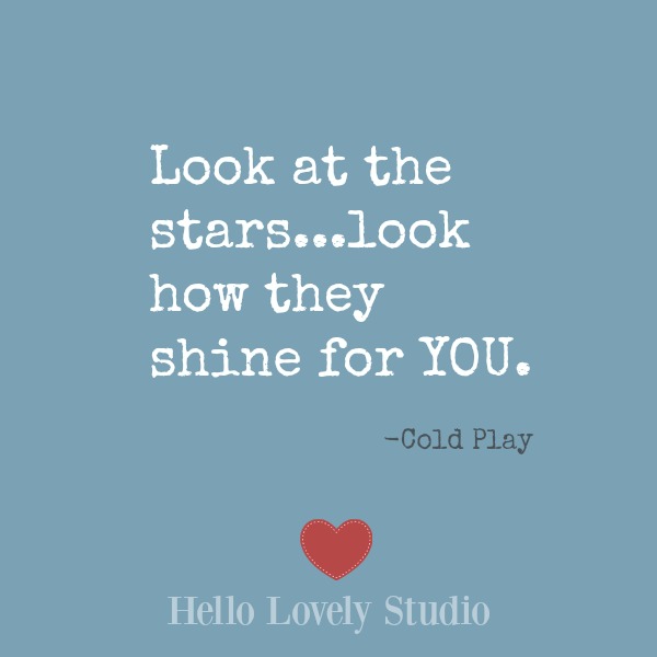 Inspirational quote on Hello Lovely Studio on a blue background. #inspiration #encouragement #wisdom #quotes