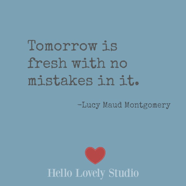 Inspirational quote on Hello Lovely Studio on a blue background. #inspiration #encouragement #wisdom #quotes