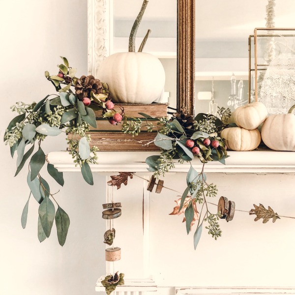 Autumn decor and Fall DIY craft ideas including wreaths with acorns and twigs are in the mix! CLICK OVER to say HELLO LOVELY to Pretty Pumpkin Decor and Recipes [in case you're ready to FALL in Love With Autumn].