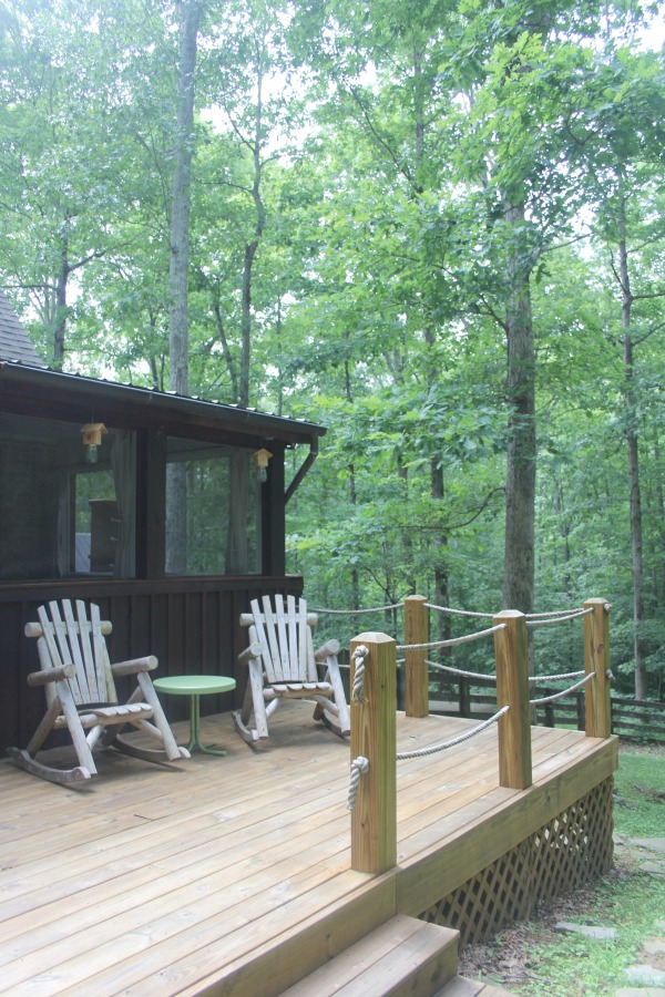 Secluded, woodsy, equestrian acreage at Storybook Cottage near Franklin, TN - Hello Lovely Studio.