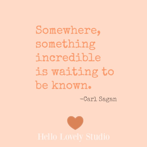 Inspirational quote to encourage and uplift on Hello Lovely Studio. #quotes #wonder #inspiration #goodness #encouragement