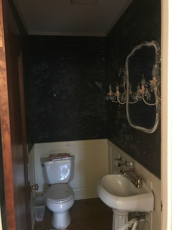 powder room before