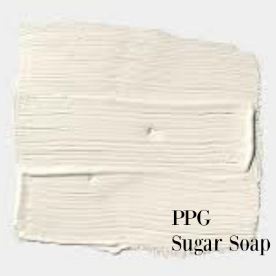 PPG Sugar Soap paint color is a perfect white. Come see more of it and steal Leanne Ford's paint colors for yourself! #leanneford #paintcolors #ppgsugarsoap