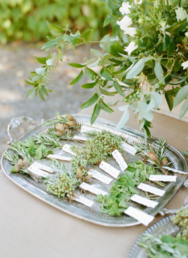 Succulent table numbers at a fall wedding with floral decor by Sarah Winward and photo by Kate Osborne. #weddingideas #florals #freshflorals #fallflorals