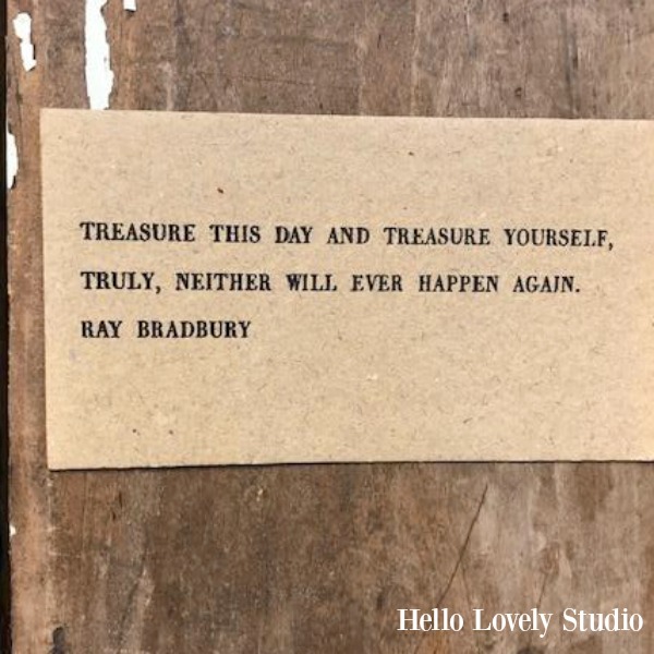 Inspirational quote on kraft paper cards to motivate, encourage, and uplift - Hello Lovely Studio. COME SEE THESE 33 Gorgeous Inspirational Quotes to Encourage, Motivational Messages & Affirmation Cards to Uplift!