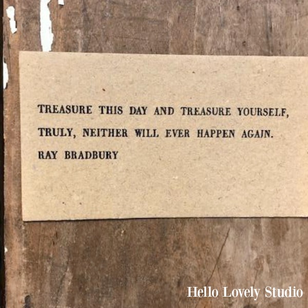 Inspirational quote on kraft paper cards to motivate, encourage, and uplift - Hello Lovely Studio. COME SEE THESE 33 Gorgeous Inspirational Quotes to Encourage, Motivational Messages & Affirmation Cards to Uplift!