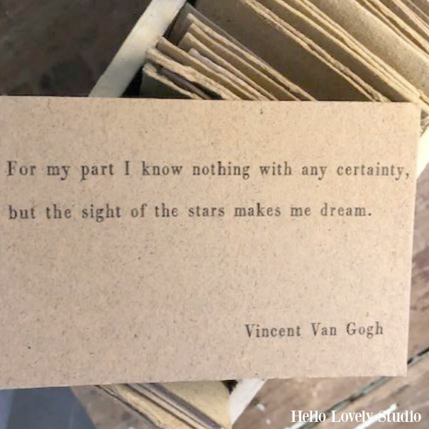 Inspirational quote on kraft paper cards to motivate, encourage, and uplift - Hello Lovely Studio. COME SEE THESE 33 Gorgeous Inspirational Quotes to Encourage, Motivational Messages & Affirmation Cards to Uplift!