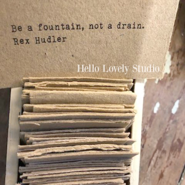 Inspirational quote on kraft paper cards to motivate, encourage, and uplift - Hello Lovely Studio. COME DISCOVER more inspiring words of wisdom, encouraging quotes, and affirmations on Hello Lovely Studio.