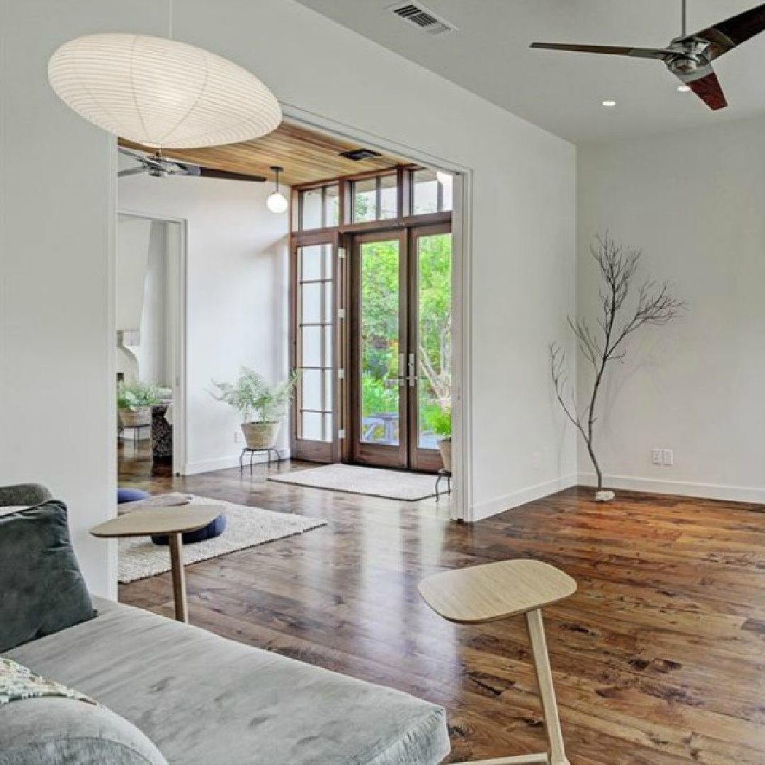 Minimal and modern Belgian design in an exquisite Houston home by Southampton Homes. #belgianstyle #modernbelgian #interiordesign