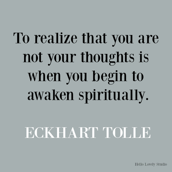 Eckhart Tolle inspirational quote about spiritual journey. #eckharttolle #quotes #inspirationalquotes #spirituality #faithquotes #spiritualjourney