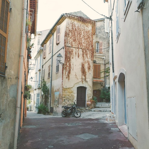 Quiet chalky hues in fall within a charming French village - Maple and Macaron. #frenchcountry #fall #village