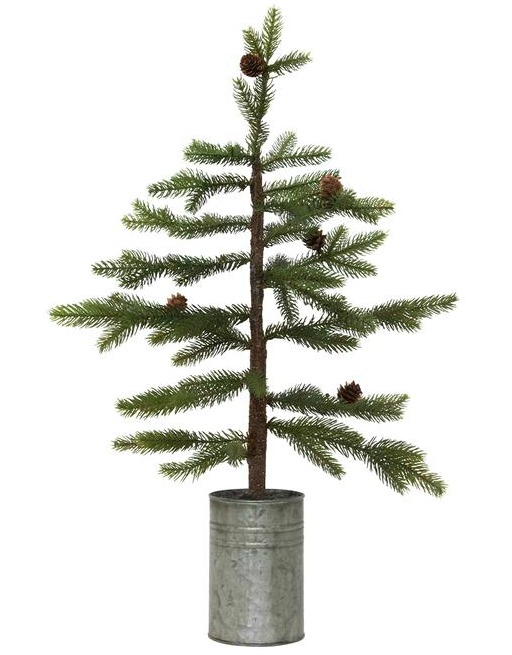 Faux potted mini tree is a sweet lil' holiday hug for the tabletop. #christmasdecor #fauxtree #tabletop