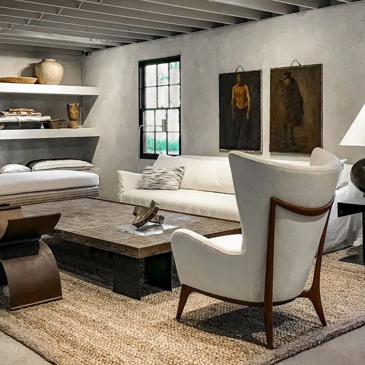 Michael Del Piero Good Design Hamptons shop in the barn - a gorgeous global mix of modern rustic luxe for your interiors. #michaeldelpiero #interiordesign #modernrustic #livingroom #globalrustic #sophisticateddecor