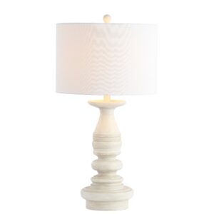 29″ Whitewashed Table Lamp Set of 2