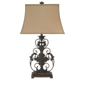 Parisian Style Iron Table Lamp  33.5″