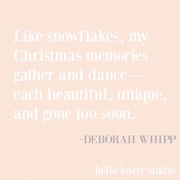 Inspirational holiday and Christmas quote on a pink background - Hello Lovely Studio. #inspirationalquote #christmas #holidayquote