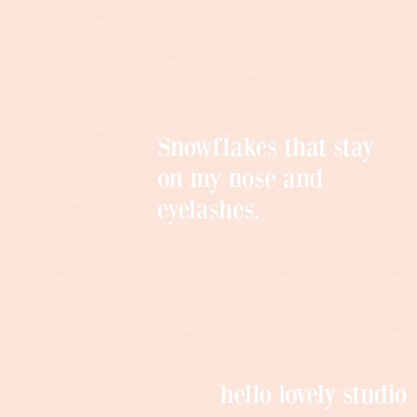 Inspirational holiday and Christmas quote on a pink background - Hello Lovely Studio. #inspirationalquote #christmas #holidayquote