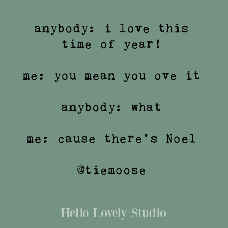 Funny Christmas quote on Hello Lovely Studio. #christmashumor #holidayquote #funnyquotes #humorquotes