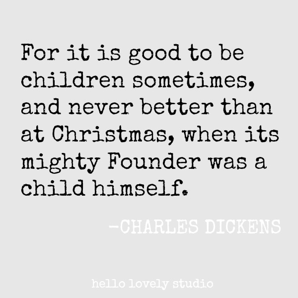 Inspirational quote for the holidays and Christmas. #quotes #christmas #holidayquote