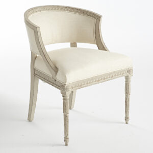 Gustavian Tub Chair. #gustavianstyle #europeancountry #furniture #chairs #swedishchair