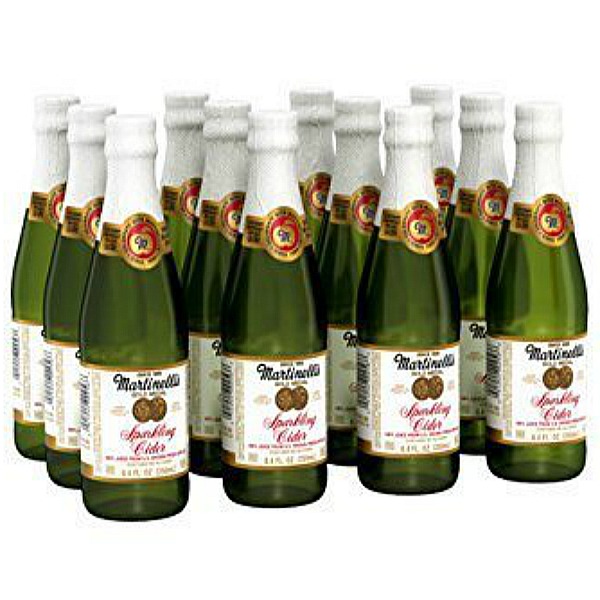 Martinelli's Gold Medal Sparkling Apple Cider in 8.4 oz bottles - 12 pack. Thanksgiving Dinner Menu Ideas & Winning Recipes to Plan and PIN.