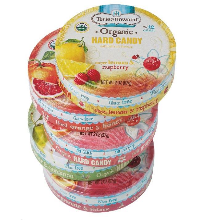 Torie and Howard Organic Hard Candy - 5 tin pack