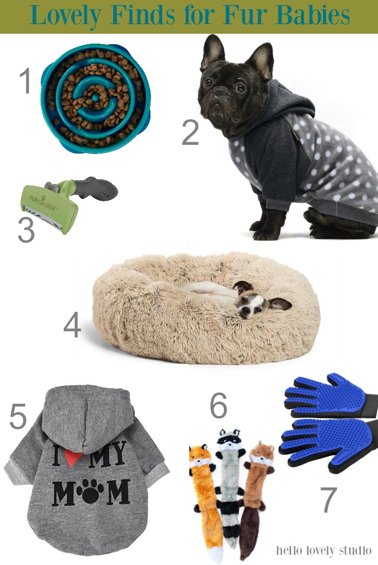 Lovely finds for fur babies - Hello Lovely Studio. 28 Lovely Finds for Fur Babies + Dog Quotes to Pin. #gifts #petgifts #dog #dogsupplies