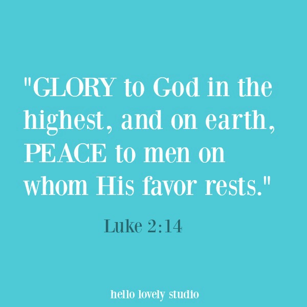 Christmas scripture from the chapter of Luke. #christmasquotes #inspirationalquote #quotes
