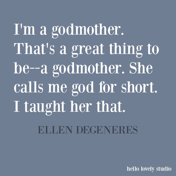 Ellen Degeneres funny quote and humor on Hello Lovely Studio. #funnyquote #humor #ellendegeneres