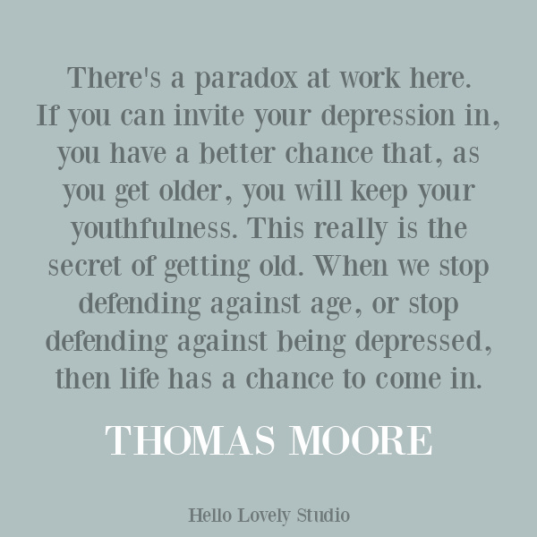 Thomas Moore quote about struggle. #inspirationalquotes #despairquotes #depressionquotes