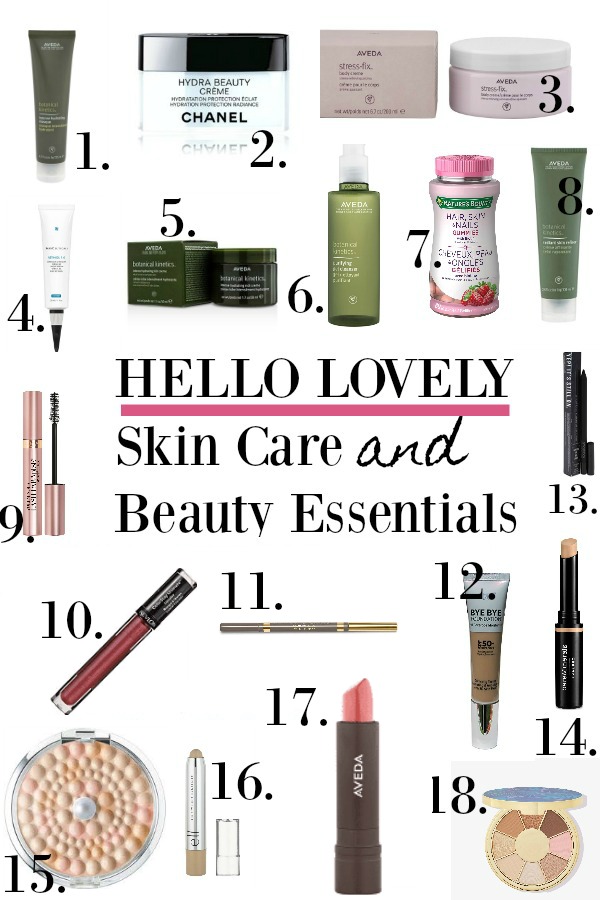 Skin care and beauty essentials winter 2020 - Hello Lovely Studio.