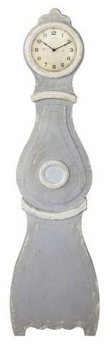 Weathered blue grey Grandfather clock for farmhouse style spaces - Target.