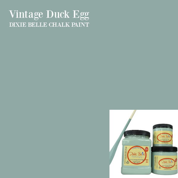 Vintage Duck Egg Blue paint color swatch featuring DIXIE BELLE Chalk Mineral Paint. #duckeggblue #frenchblue #bluegreen #paintcolors #oldworldstyle #perfectblue