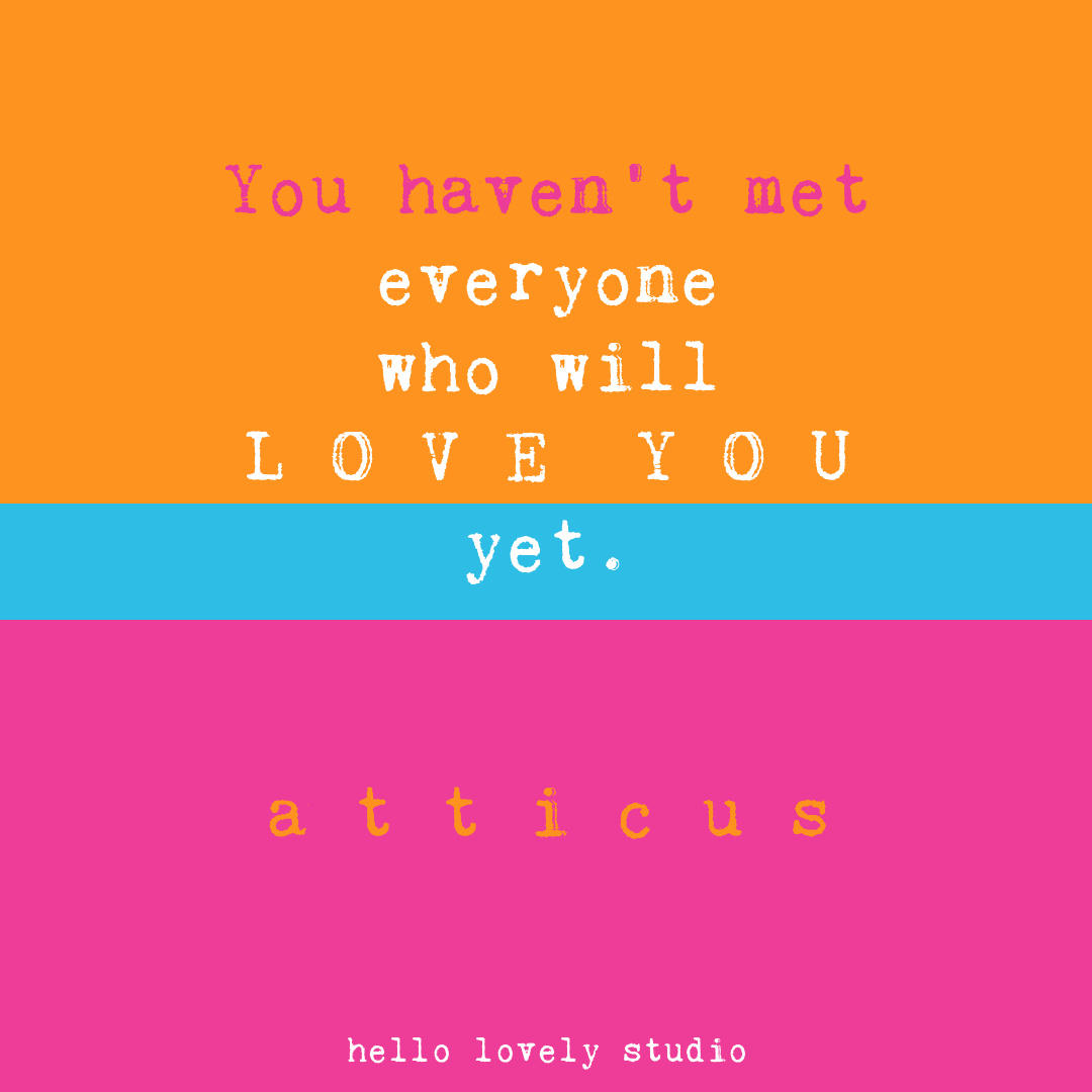 Atticus inspirational poem quote for dreamers on Hello Lovely Studio. #atticus #poetry #atticuspoem #quotes
