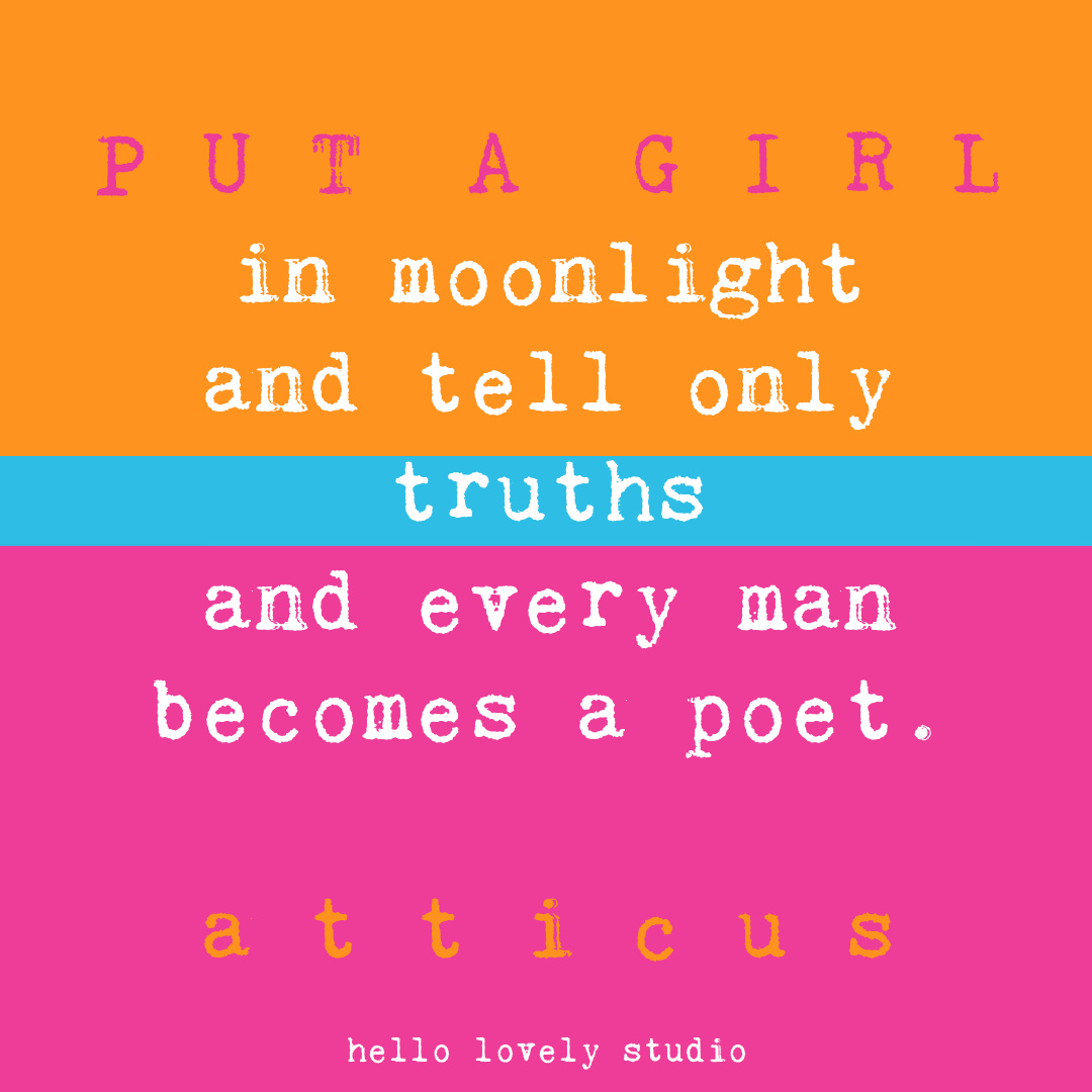 Atticus inspirational poem quote for dreamers on Hello Lovely Studio. #atticus #poetry #atticuspoem #quotes