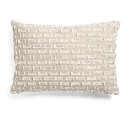 Devi embroidered twist pillow