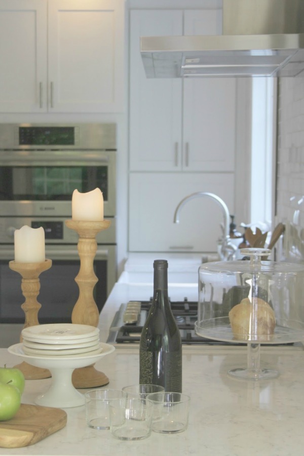 Classic white kitchen with fireclay farm sink - Hello Lovely Studio. #farmsink #classickitchen #kitchendesign #fireclaysink