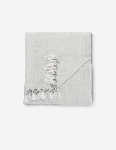 Malea Linen throw in gray