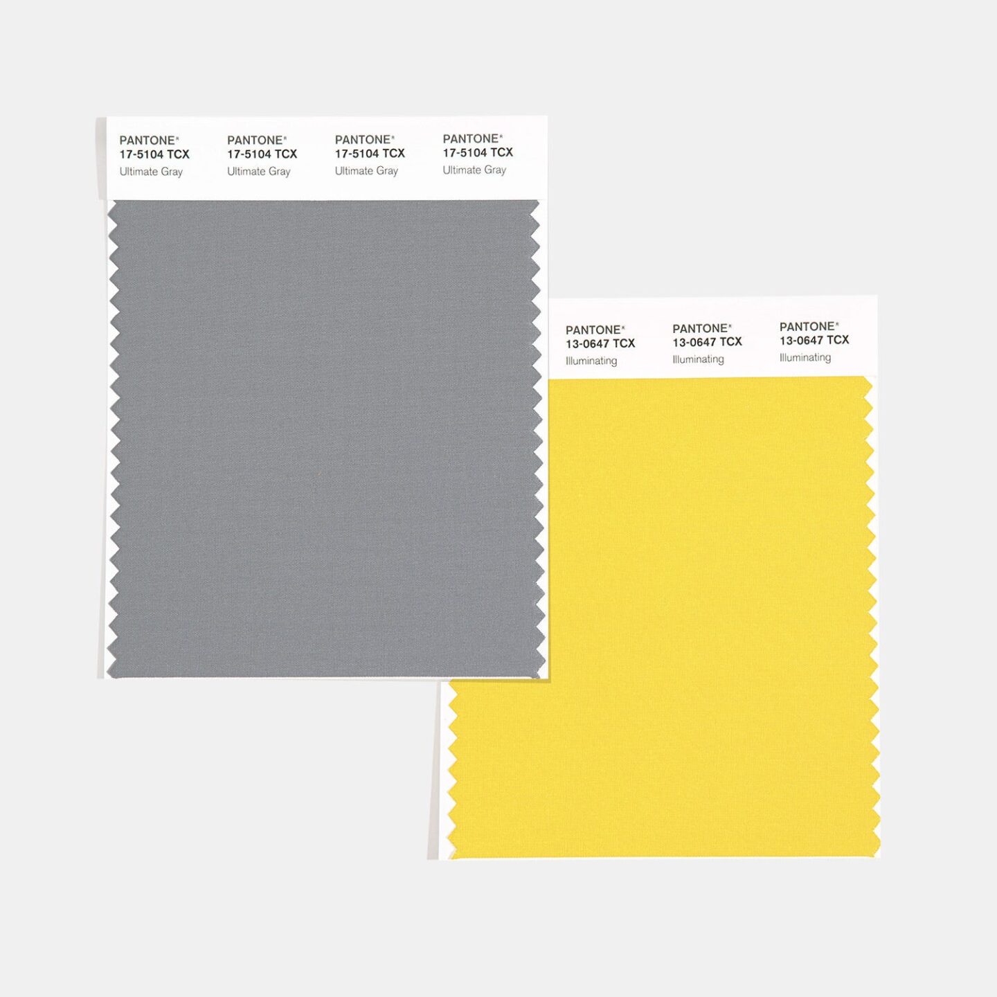 The combination of PANTONE 17-5104 Ultimate Gray + PANTONE 13-0647 Illuminating is aspirational and gives us hope. We need to feel that everything is going to get brighter – this is essential to the human spirit.